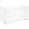 Plymor Clear Acrylic Display Case with Hardwood Base, 12" W x 6" D x 6" H